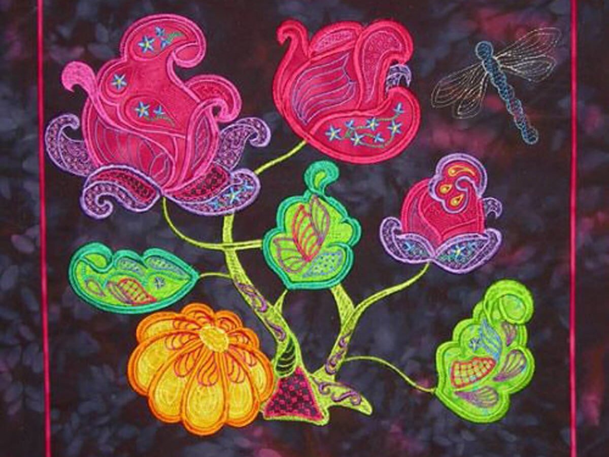 Machine embroidery